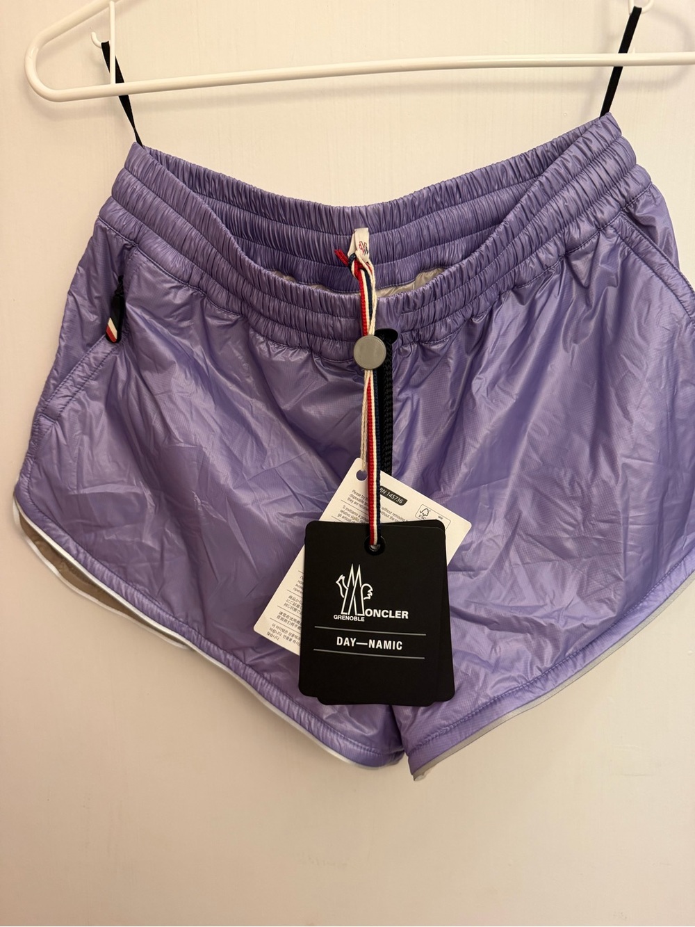 Moncler Lavender Day-Namic Women’s Athletic Shorts